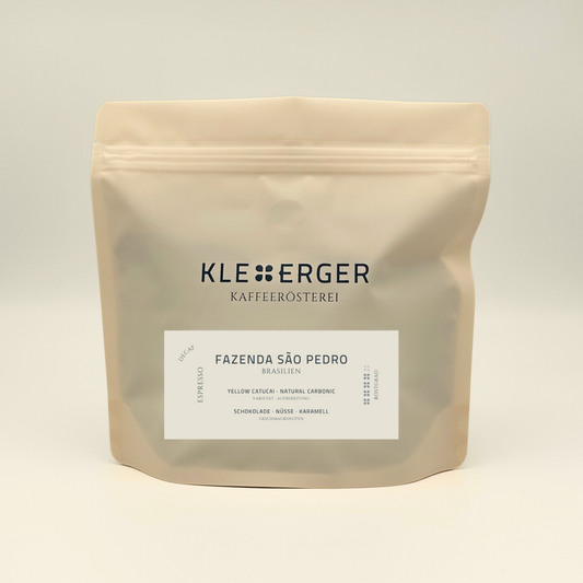 FAZENDA SÃO PEDRO · BRASILIEN · DECAF ESPRESSO