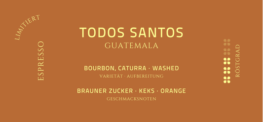 TODOS SANTOS · GUATEMALA · ESPRESSO